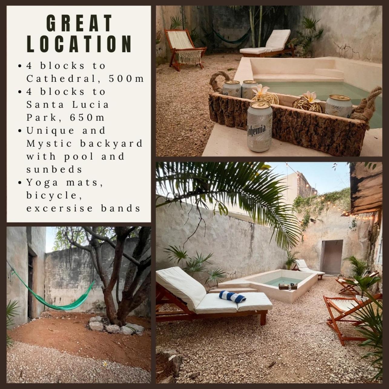 Unique Mystic Pool Yard Only 3 Blocks Main Sq Villa Mérida Buitenkant foto